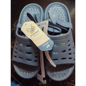 Joybees Modern Sandal Kids J4 Blue Water Friendly Slip On Clog Sandals NWT